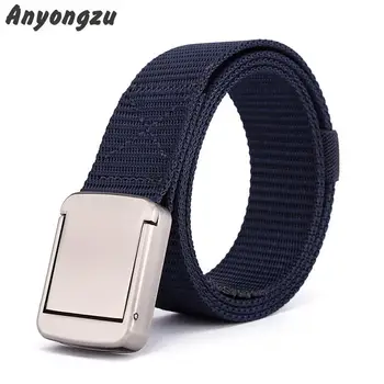 

High Quality Alloy Safety Buckle Fast Drying Outdoor Men Women Waistband Lightweight Nylon Material Student Wear-resisting Belt