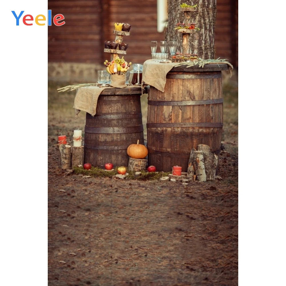 

Yeele Farm Photographic Backgrounds Grunge Old Wooden Barrel Baby Kid Child Portrait Photography Backdrops For The Photo Studio