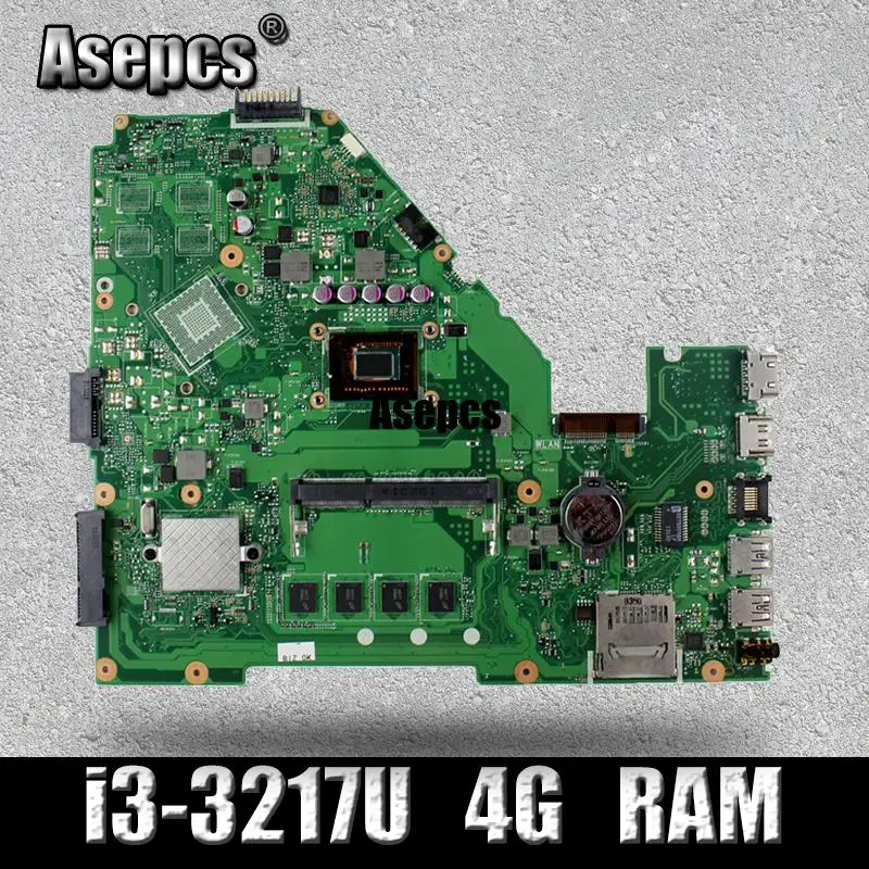 Asepcs X550CA материнская плата для ноутбука ASUS X550CA X550CC X550CL R510C Y581C X550C X550 Тесты оригинальная материнская плата 4G Оперативная память I3-3217U