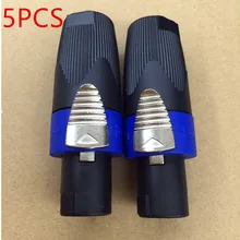 5 шт./лот; ; тип NL4FX Speakon 4 полюс штекер коннекторы для аудио колонок