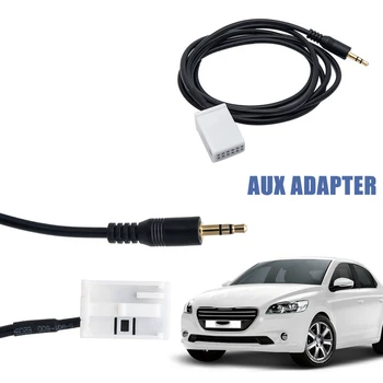 

Aux Audio Interface Cable Adapter For Peugeot 207 307 308 407 607 807 1007 4007