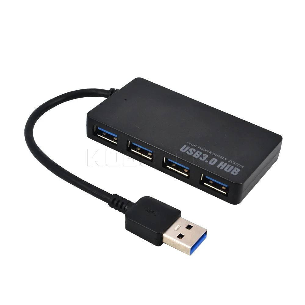 Лидер продаж 5 Гбит/с, высокая Скорость HUB 4 Порты USB 3.0 Splitter адаптер для портативных ПК компьютер Лидер продаж S в рынок