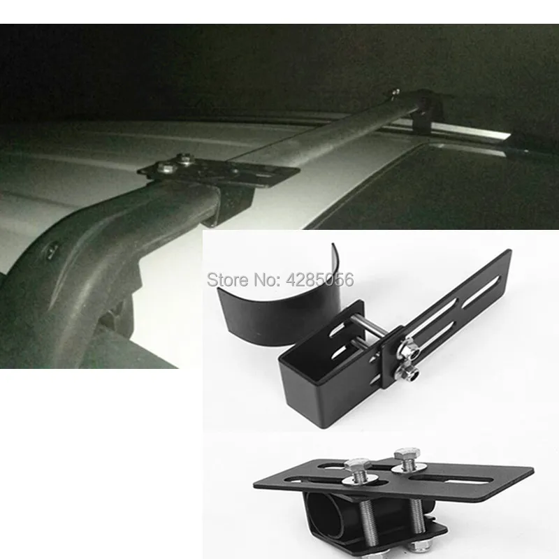 Goedkoop 2 stks Auto imperiaal licht beugel Lat Bagage rack bumper bull bar Montage houder voor Led Licht Bar werk licht 4x4 4WD SUV