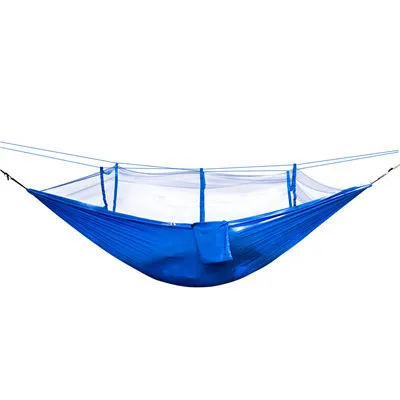 Camping Hammock with Mosquito Net Travel Portable Lightweight Hammocks with Tree Straps for Outsides Beach Patio Hiking Hiking 