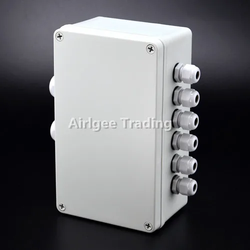 Junction Box 150mm x 200mm x 100mm ABS Enclosure Outdoor Lighting Cable Electrics Connection