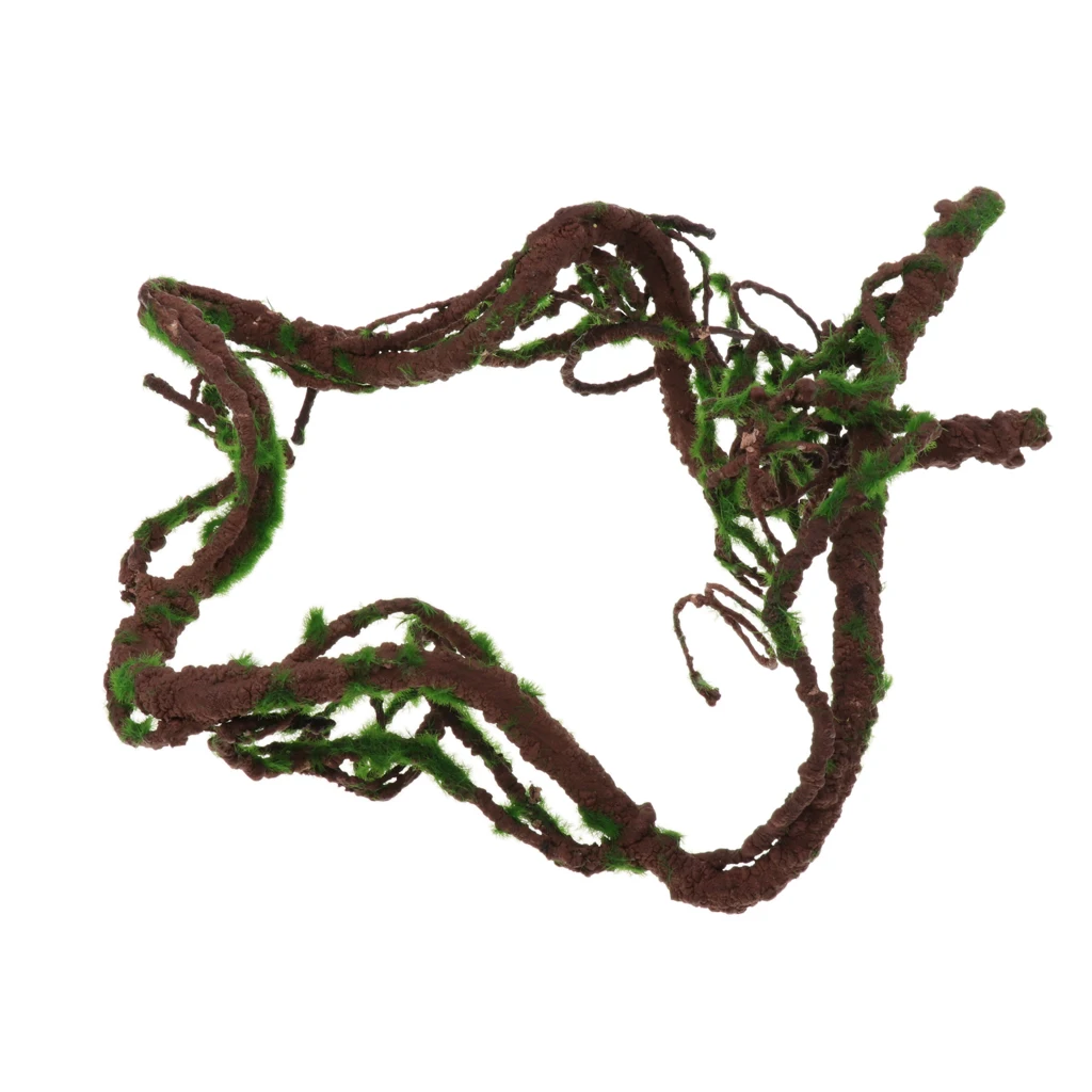 Bendable and Twistable Repitals Climbing Jungle Vine Natural Habitat Decor for Lizard Geckos