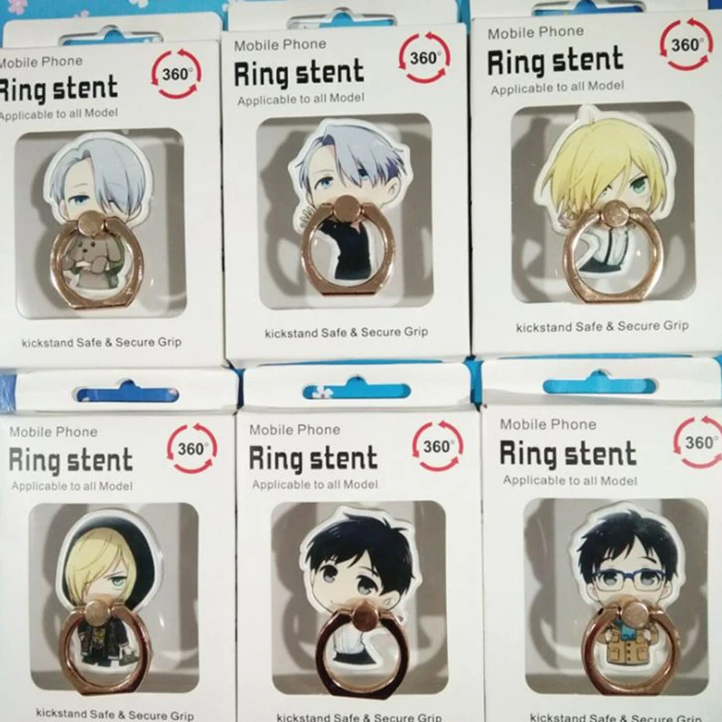 1 шт. Универсальный аниме YURI on ICE Finger кольцо подставка для мобильного телефона
