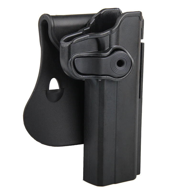 2-H005 Tactical-Polymer-Retention-Roto-Holster-with-Double-Magazine-Pouch-Fits-1911-Style-Hunting-Airsoft (9)