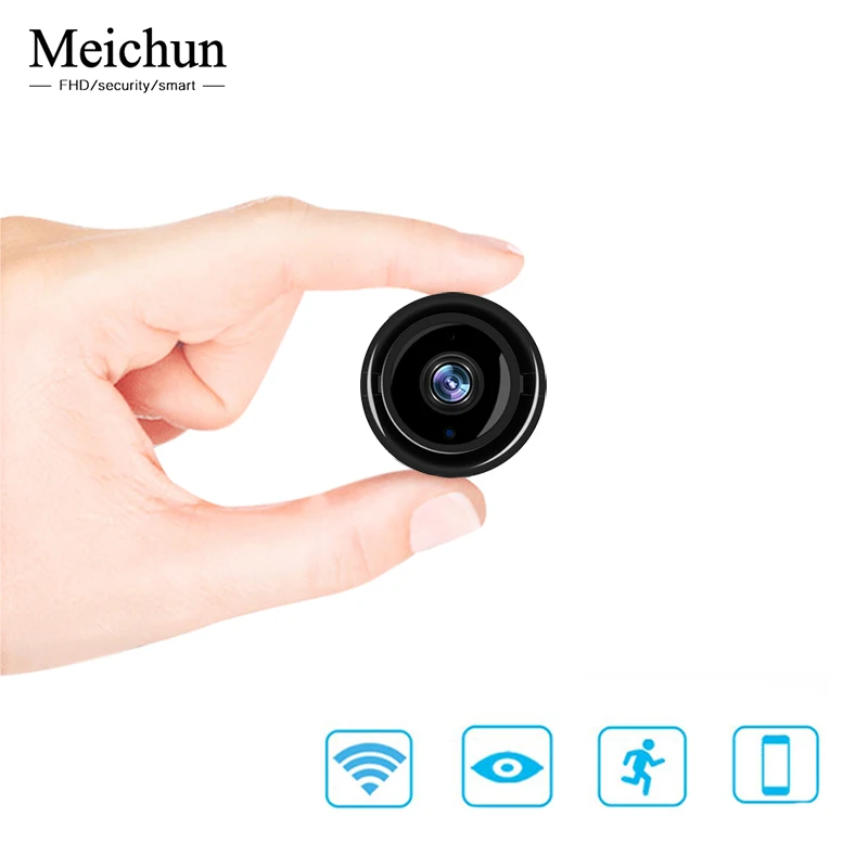 

MEICHUN Mini WiFi Camera 960P HD IR Night Vision Home Security Wireless IP Camera CCTV Motion Detection Baby Monitor Cam