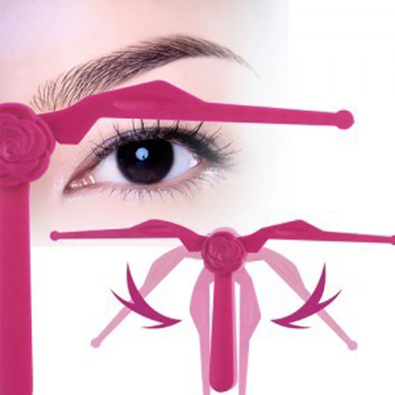 Hot Sale Eyebrow Shaper Tool Ruler, Eyebrow Shaper Brow Tracer Adjuster Beauty Eyes  (20)