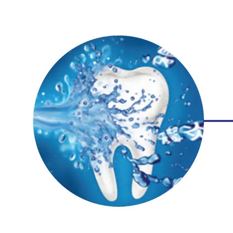 Beste Gratis Verzending Qralcare Home pack Dental Water Flosser Oral Dental Bleken Water Irrigatie Jet Tandheelkundige Tand Floss