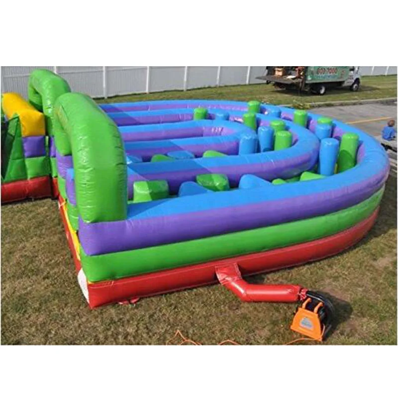 Inflatable Interactive U-Turn Obstacle Course For Children