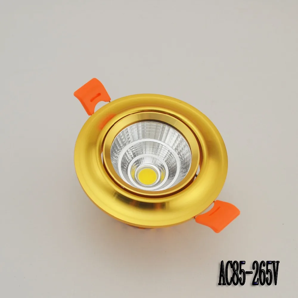 Downlights recesso luz do ponto lâmpada Cor do Corpo : Amarelo