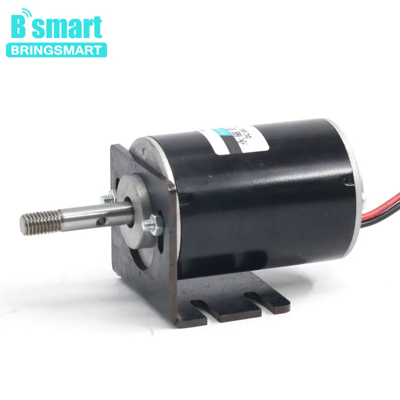 

High Speed DC Motor 24V 12V 3500-7000RPM 30W With Threaded Shaft Electric Motors For Toys Electric Drill Marshmallow Motor