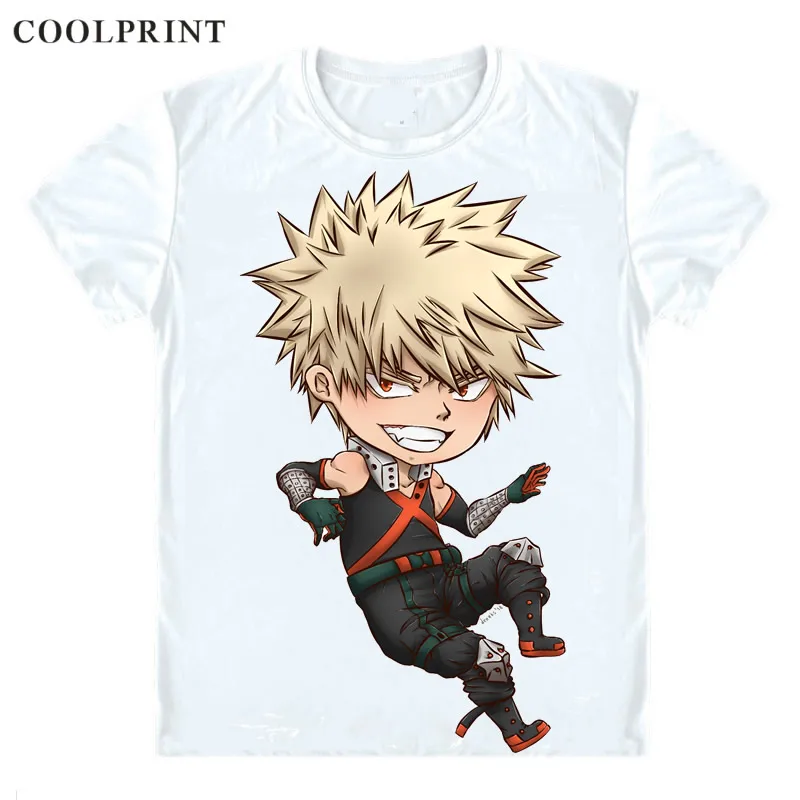 Bakugou Katsuki футболка Boku no Hero Academy My Hero Academy Мужская Повседневная футболка премиум-класса футболка с короткими рукавами и принтом - Цвет: Style 16