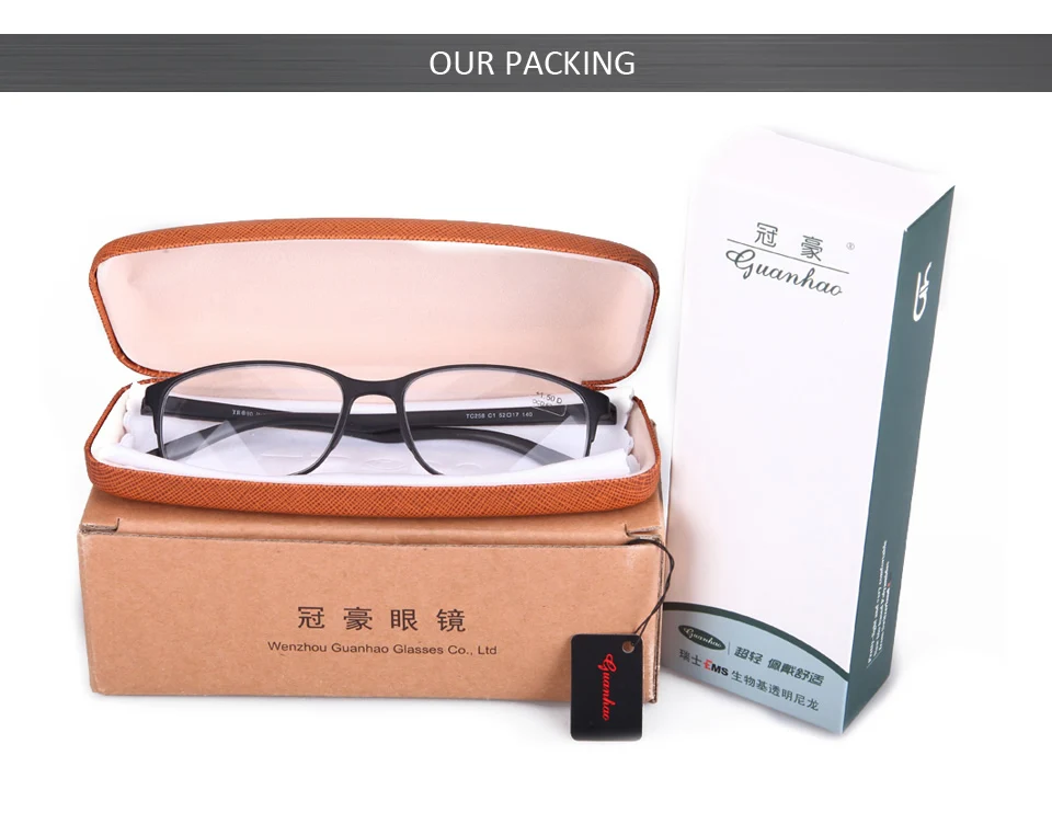 Guanhao дизайнерские оправы для очков, очки для чтения, TR90, модная оправа дальнозоркости Цвета Для мужчин Для женщин компьютерные очки для зрения 1,0 1,5