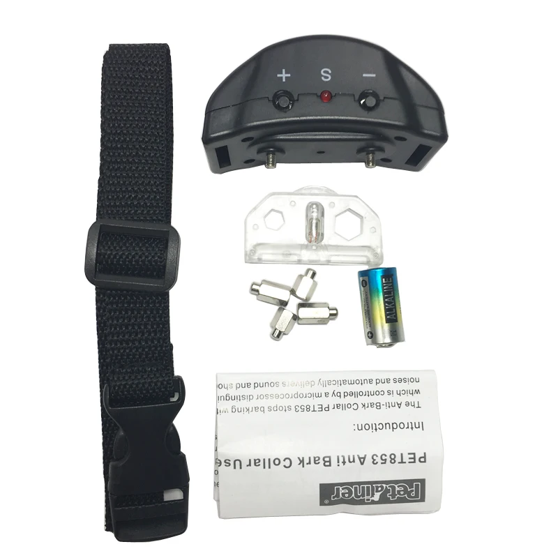 

Rechargeable Bark Terminator Advanced Bark Control Shock Vibra Dog Training Collar
