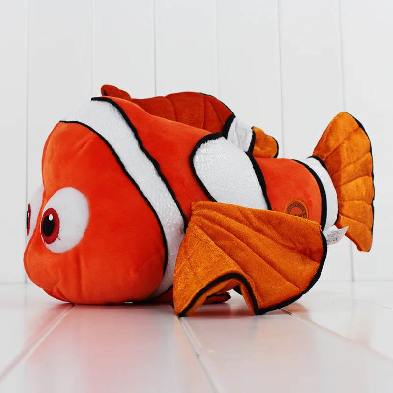 Горячий фильм в поисках Немо рыба-клоун футболка Марлин Немо плюшевые куклы игрушки мягкие 4 стиля выбор отличный подарок 20 см/30 см - Цвет: 1Pcs Nemo 35cm