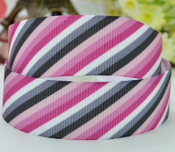 

(50yards/lot ) 7/8"(22mm)Stripe Printed Ribbon