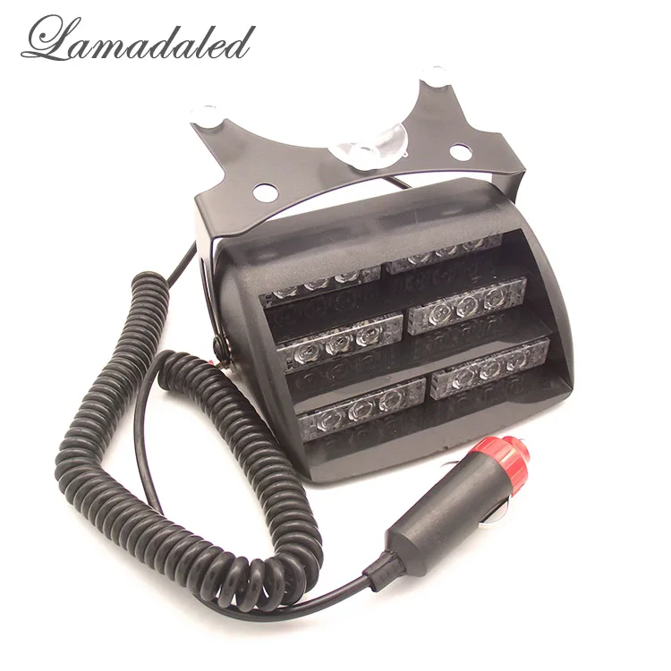 Dc12v Led Car Strobe Shovel Lights Auto Front Dash Board Windshields