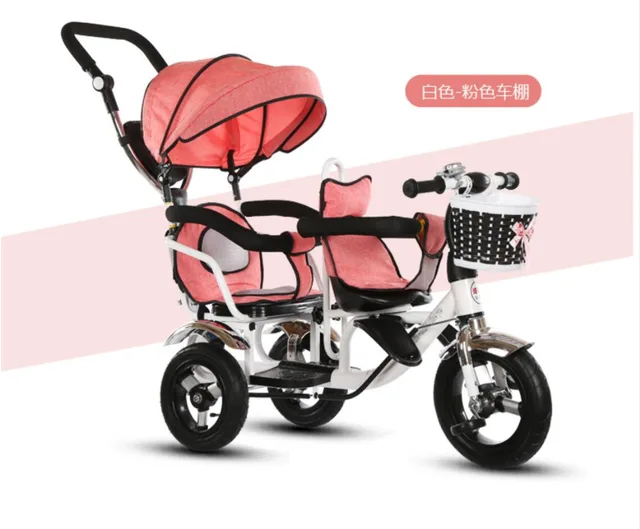 baby stroller twin wheelbarrow Baby cart twin children's tricycle Baby