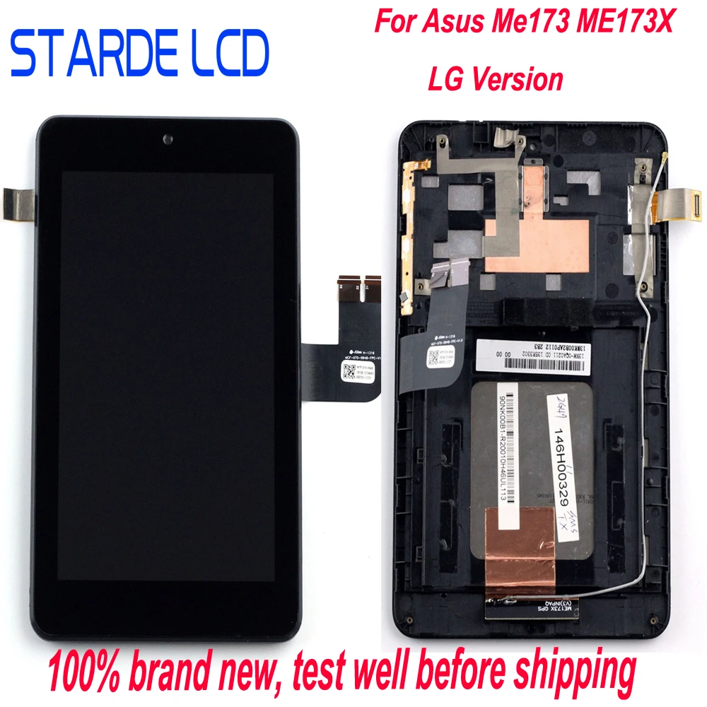 Для Asus Memo Pad HD7 ME173 ME173X K00B ЖК-дисплей Дисплей кодирующий преобразователь