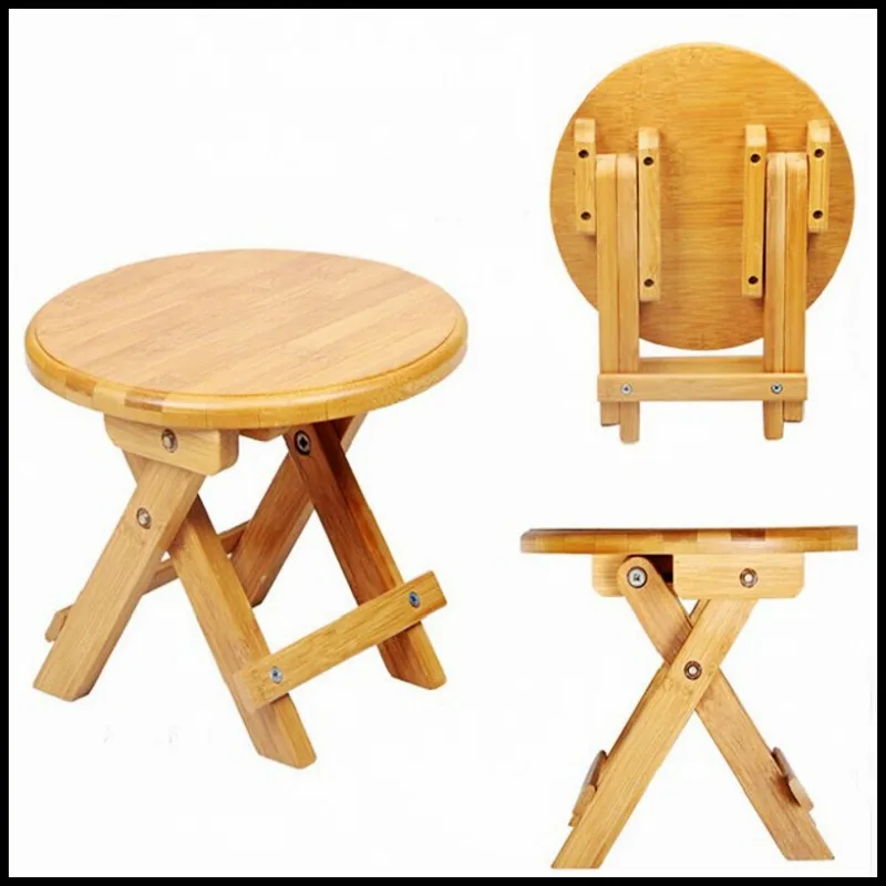 Экологические бамбуковые маленькие скамейки, креативные и складные маленькие бамбуковые скамейки, полезные китайские традиционные ремесла