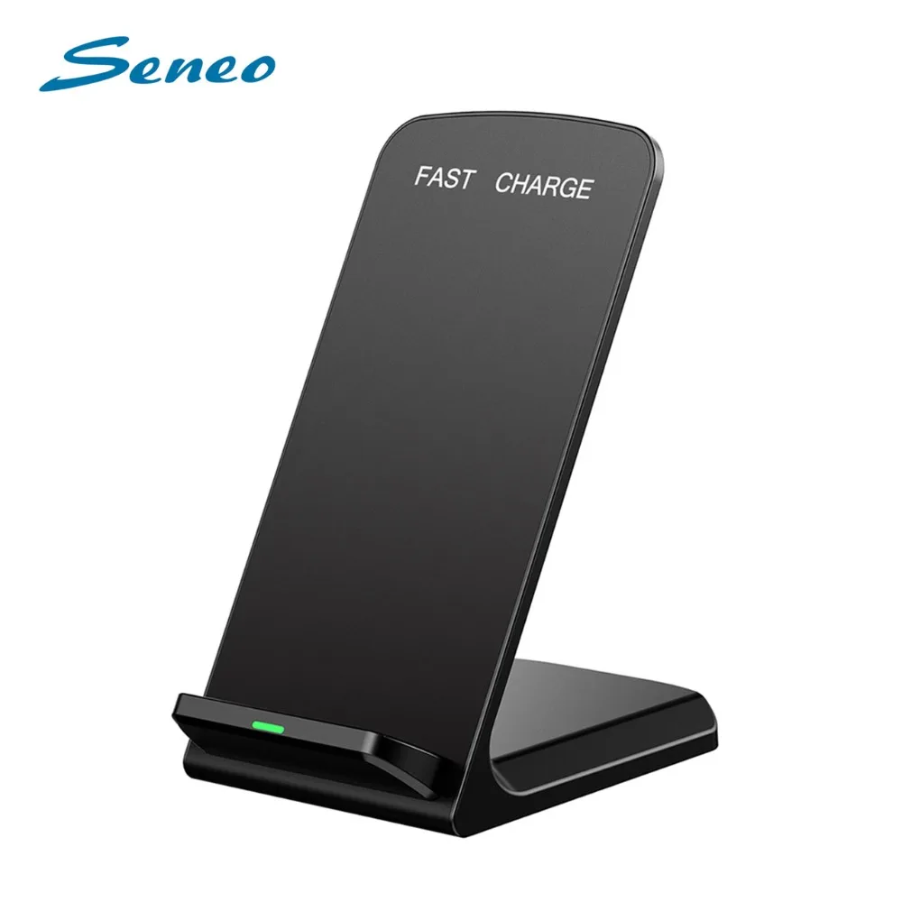 

Seneo Fast Wireless Charger Qi Wireless Charging Stand Fast Phone Charger For Huawei/iPhone XS MAX/XR/X/8/8 Plus/Samsung S9/S8