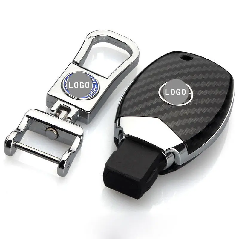 

2018 New Carbon Fiber Remote Keyless Key Cover Case Shell For Mercedes Benz KEY FOB NOT FIT For Mercedes 2006 C350