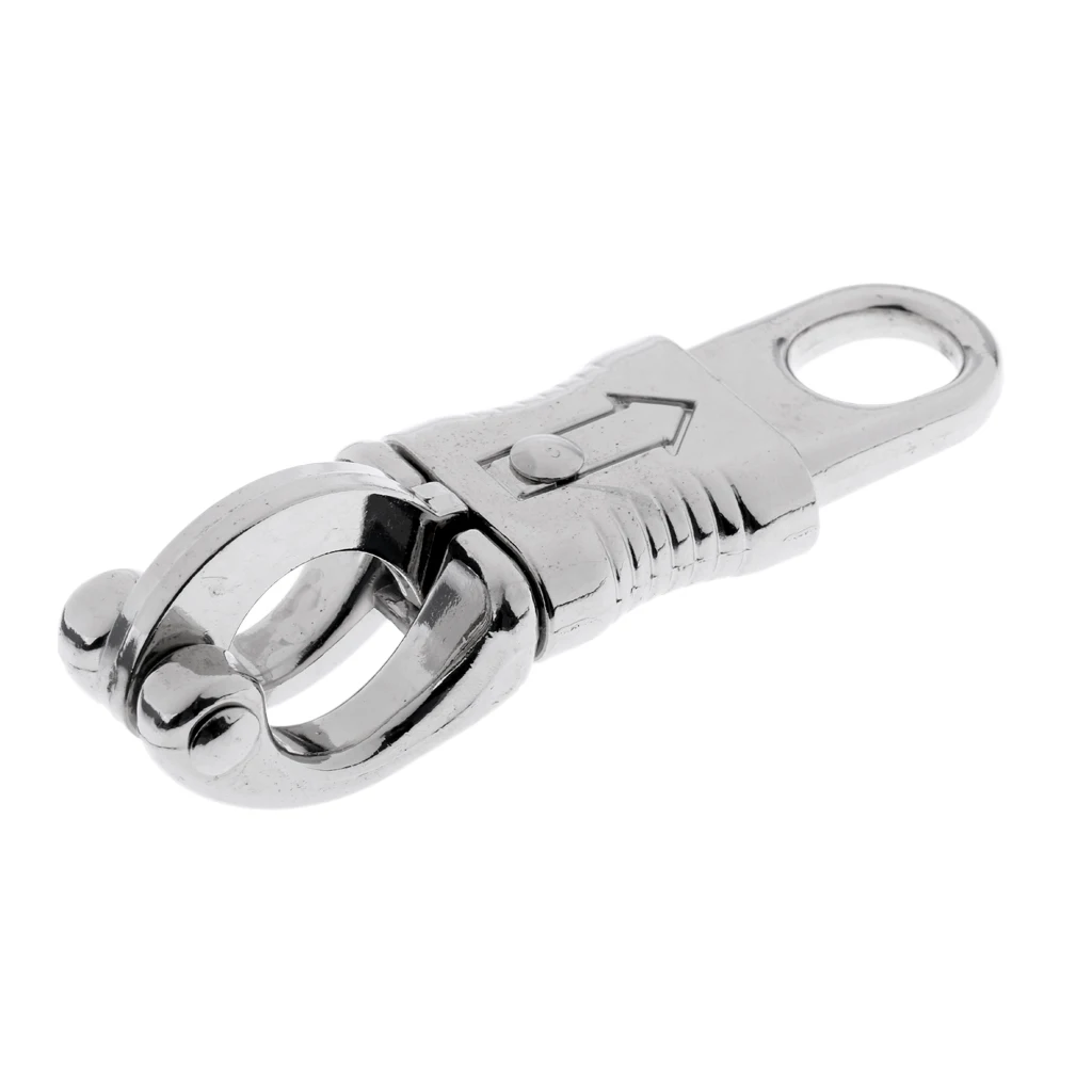 Heavy Duty 100mm/3.9' Zinc Alloy Equestrian Panic Hook/ Quick Release Clip For Lead Reins & Equestrian Use