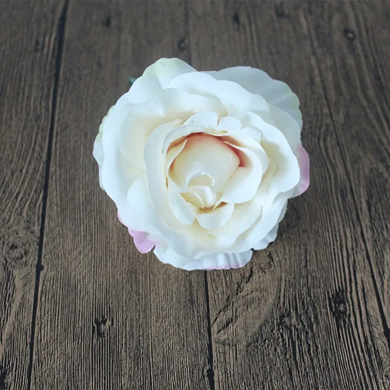 Artificial Rose Flower Head Handmade Home Decoration DIY Event Party Supplies for Wedding Decor Flores (11)