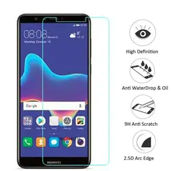 2 шт. закаленное Стекло для huawei Y6 Y7 премьер Y9 2018 Стекло для huawey Y7 Pro Y9 Y6 2018 Экран протектор на защитный Стекло