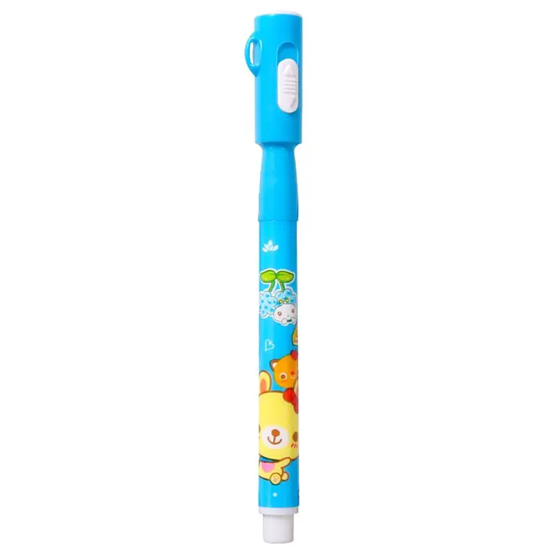 

Magic 2 In 1 UV LED Light Ultra Violet Flashlight Marker Drawing Penlight Highlighter Invisible Ink Pen School Office Stationery