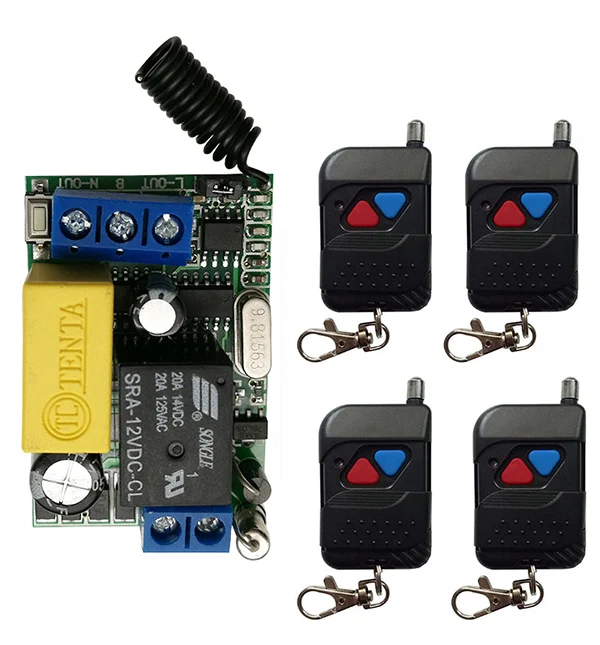 Aliexpress Com Buy Ac220v 1ch 10a Rf Wireless Remote
