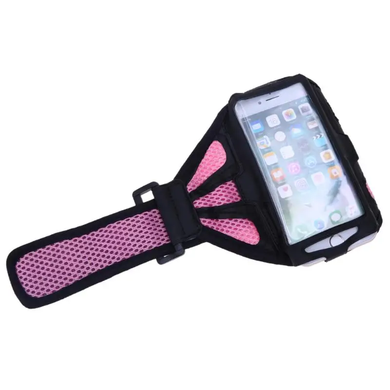 5,5/4,7 pulgadas funda para teléfono móvil bolsa brazo banda respiración impermeable deporte al aire libre gimnasio bolsa de mano teléfono soporte para correr brazalete