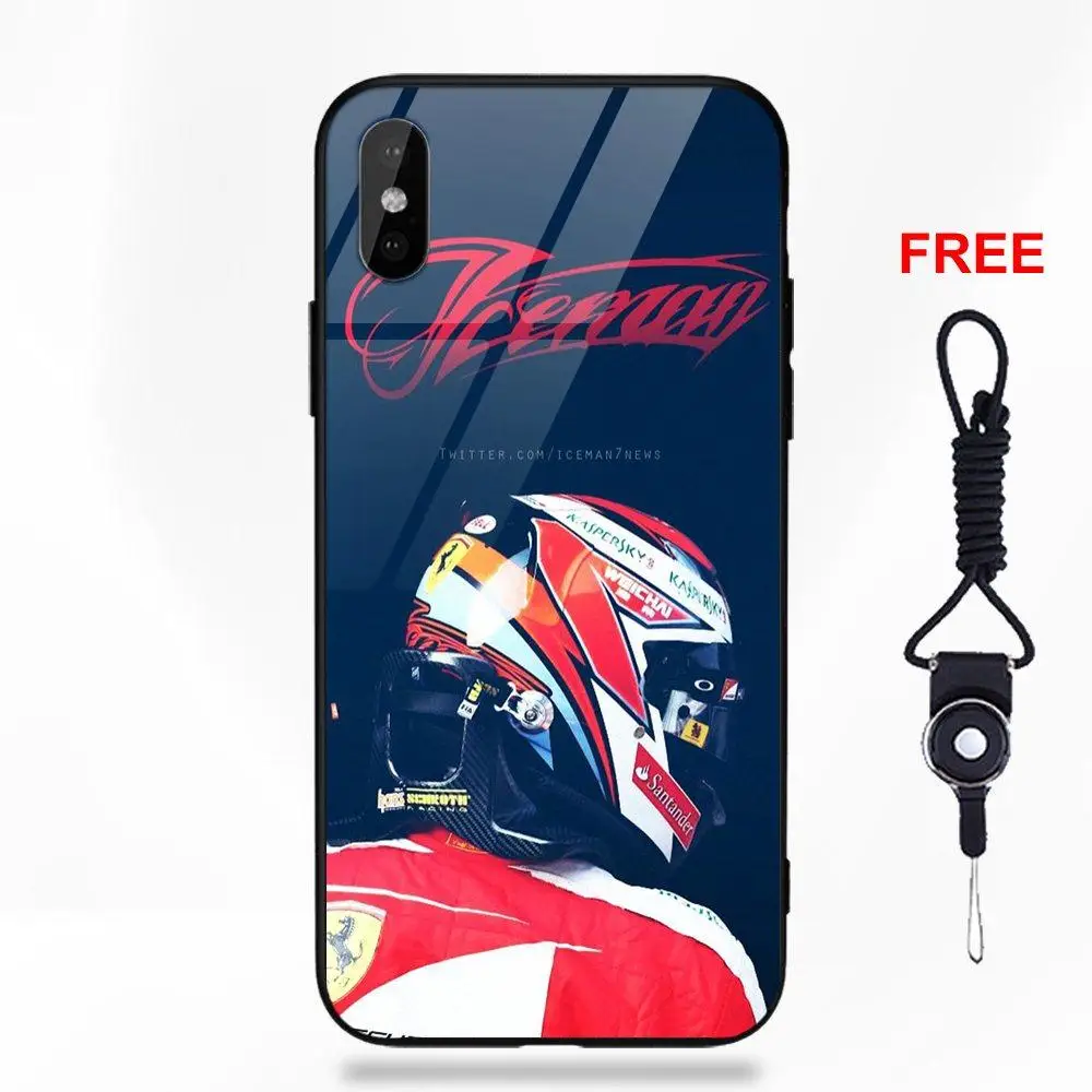 Vvcqod Кими Райкконен я знаю что делать! Iceman шлем для Apple iPhone 5 5C 5S SE 6 S 7 8 Plus X XS Max