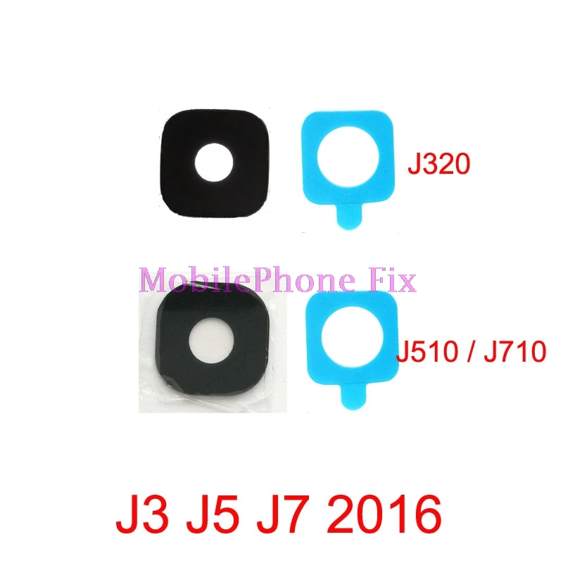 100 набор стеклянных задних объективов камеры для Samsung Galaxy J3 J5 J7 2016 J320 J510 J710