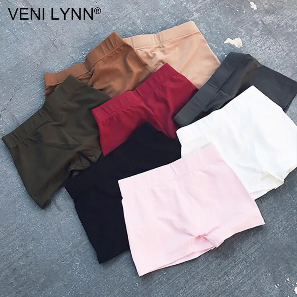 VENI LYNN, 10 цветов, хлопковые шорты для подтяжки ягодиц, облегающие, дышащие, персиковые, сексуальные, женские, защитные штаны