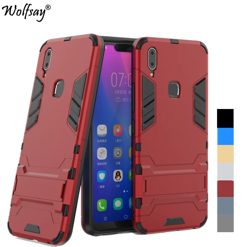 Чехол для Vivo Y83 Pro чехол противоударный Тонкий из ТПУ и искусственной кожи Funda 6 22