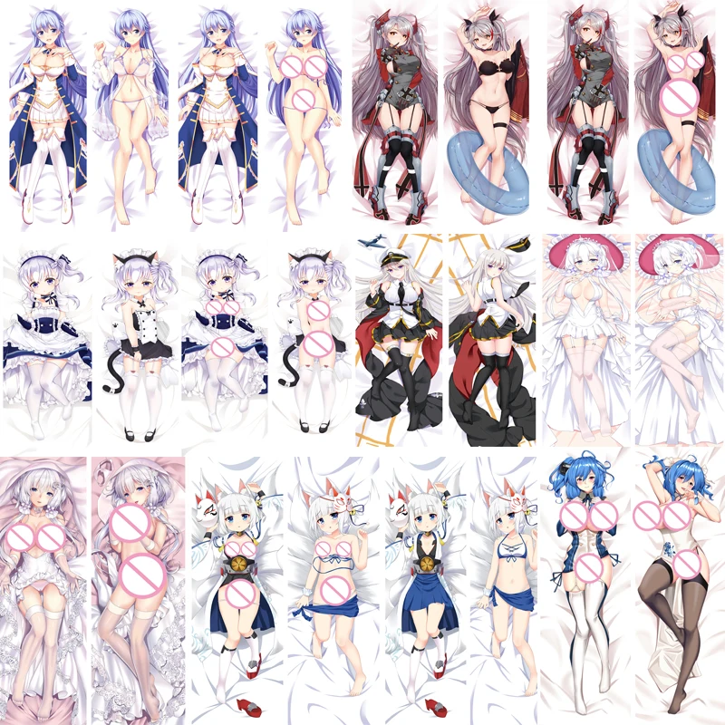 Японские Аниме игры Azur Lane sexy girl Rodney & Belchan Prinz Eugen Подушка Dakimakura чехол для