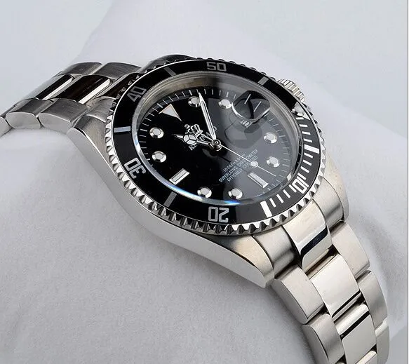 Роскошные HK Crown, известный бренд, кварцевые цифровые мужские часы с календарем, повседневные модные мужские часы, черные водонепроницаемые часы из нержавеющей стали
