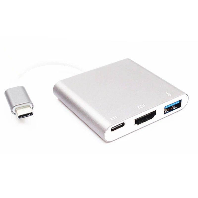 

USB 3.1 Type C USB C 4K HDMI Converter USB 3.0 Charging Multiport Adapter AV Cable Hub for Macbook Pixel XPS 13 Huawei Mate10
