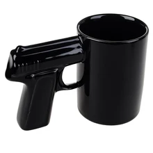 1 шт., кофейные чашки и кружки с пистолетом, забавная кружка с пистолетом, молоко, творческая чашка для чая, Офисная керамическая кофейная кружка, посуда