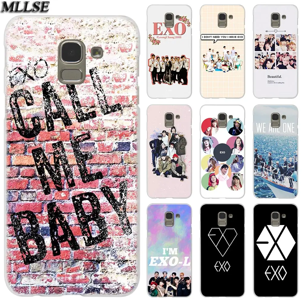 

MLLSE Kpop exo Lucky Fashion Clear Case Cover for Samsung Galaxy J2 J4 CORE J3 J5 J7 2016 2017 EU J8 J6 2018 J4 Plus J7 Prime
