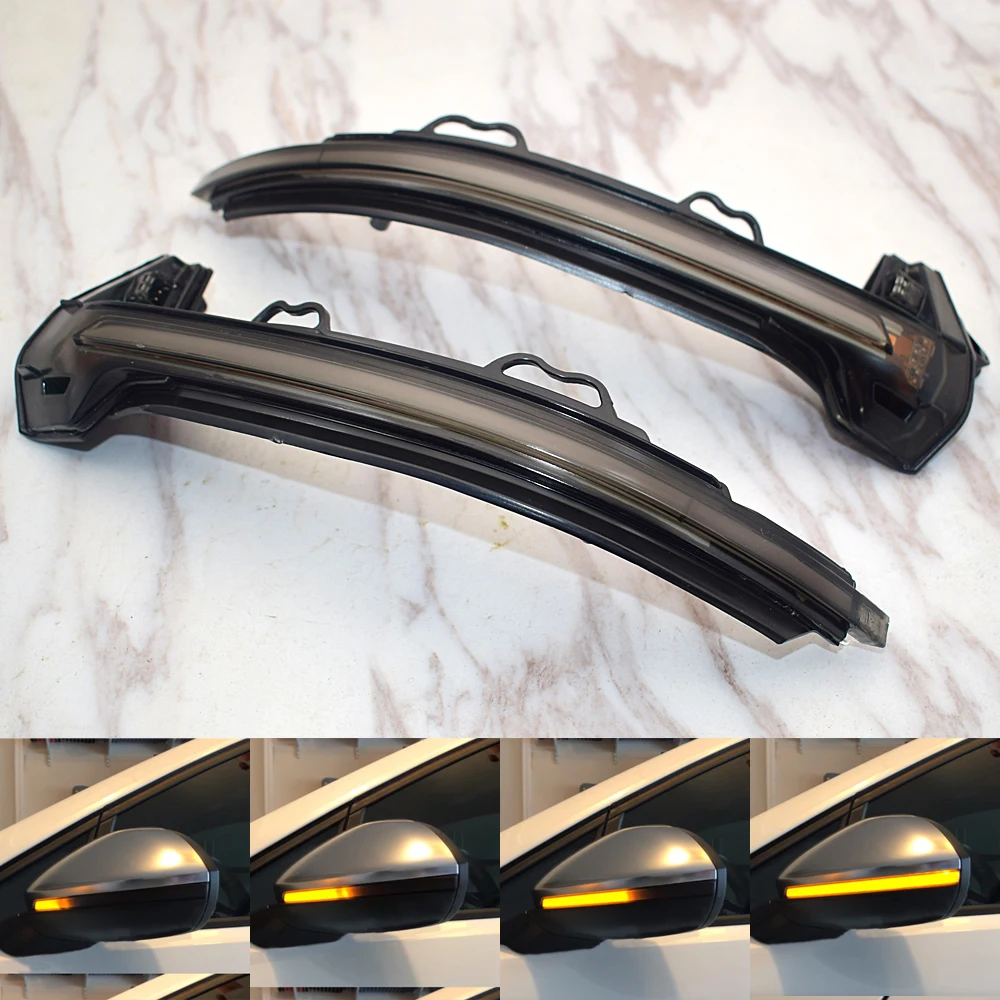 

Dynamic Blinker LED Turn Signal blink Side Mirror Lights indicator flasher For Audi A4 A5 B9 S4 S5 RS5 2017 2018 2019