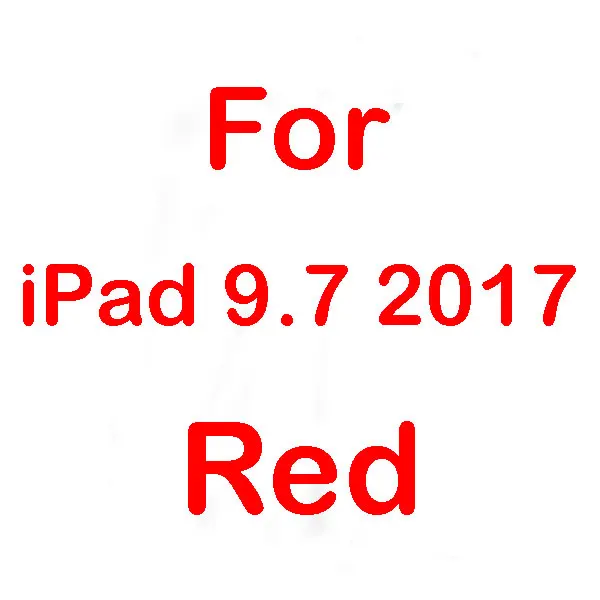 Xundd противоударный чехол для iPad Pro 10,5 11 дюймов прозрачный Анти-осенний защитный чехол для планшета для iPad 9,7 / Mini 4 - Цвет: for 2017 9.7-Red