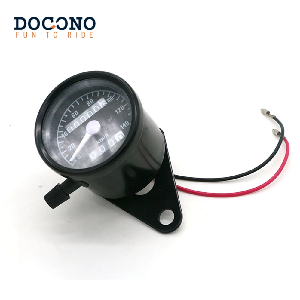 Универсальный 12v LED подсветка мотоцикла двойной спидометр одометр датчик скутер