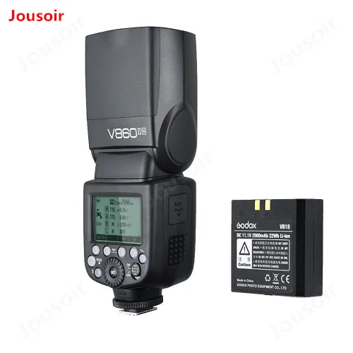 Godox V860II-N 2,4G 1/8000 s E-TTLGN60 беспроводной скоростной вспышки CD15