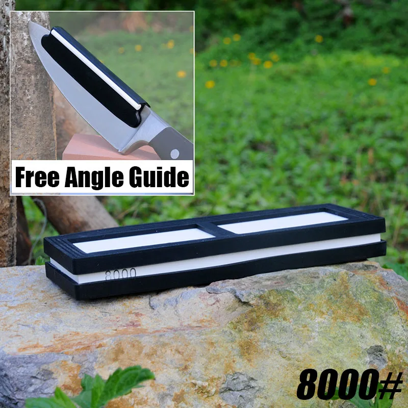 8000 with angle guid RSCHEF 400 800 5000 8000 с углом направляющая точильный брус для ножей, точильный камень хонинговальный камень Ножи Кухня инструменты - Цвет: 8000 with angle guid
