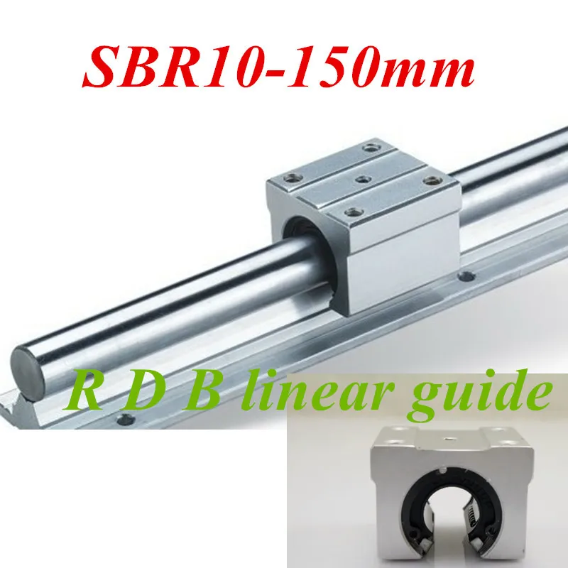 Sbr10 150mm Linear Rail Diameter 10mm Linear Guide Support Rails For ...